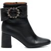 SEE BY CHLOÉ Embellished leather ankle b - Škornji - 