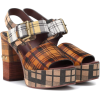 SEE BY CHLOÉ Plaid plateau sandals - Platformke - $395.00  ~ 339.26€