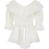 SEE BY CHLOÉ  See By Chloé Ruffled Lace - 长袖衫/女式衬衫 - 