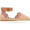 SEE BY CHLOÉ Suede and leather espadrill - フラットシューズ - 