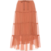 SEE BY CHLOÉ Tiered cotton and silk skir - Faldas - 