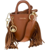 SEE by CHLOÉ brown fringe bag - Hand bag - 