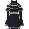 SELF-PORTRAIT Cotton and wool-blend dres - Dresses - 