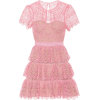 SELF-PORTRAIT Floral lace minidress - Dresses - 