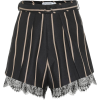 SELF-PORTRAIT High-rise striped shorts - Shorts - 