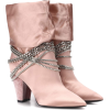 SELF-PORTRAIT Sadie satin ankle boots - Boots - 