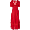 SELF PORTRAIT lace chiffon dress - sukienki - 
