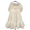 SELKIE white ruffle puffed dress - Obleke - 