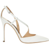 SERGIO ROSSI Godiva Patent Leather White - Sapatos clássicos - 