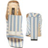 SERGIO ROSSI Portofino Striped Sandals - Klasični čevlji - 