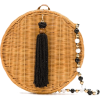 SERPUI Maya round wicker bag - ハンドバッグ - 