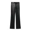 SHIMMERY FULL-LENGTH FLARED PANTS - Pantalones Capri - $49.90  ~ 42.86€