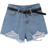 SHORTS WITH BELT - 短裤 - 