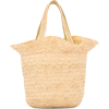 SHRIMPS straw tote bag - トラベルバッグ - 