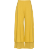 SIMON MILLER Yellow Yarnell Trousers - Capri & Cropped - 