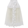 SIMONE ROCHA Ruffled poplin and tulle sk - Spudnice - 