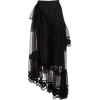 SIMONE ROCHA black lace sheer skirt - Krila - 