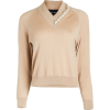 SIMONE ROCHA neutral embellished sweater - Swetry - 