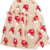 SIMONE ROCHA neutral floral embroidered - Saias - 