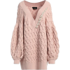 SIMONE ROCHA pink blush knit pullover - Pullovers - 