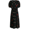 SIMONE ROCHA pleated floral-print dress - Dresses - 