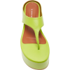 SIMON MILLER  lime platform sandal - Sandalen - 