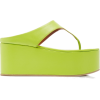 SIMON MILLER  lime platform sandal - Sandalias - 