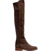 SIMONS brown suede over the knee boot - Stivali - 