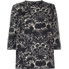 S MAX MARA Veggia floral silk top - Camisas - 