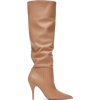 SOFT LEATHER HIGH-HEEL BOOTS - Сопоги - 