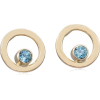 SOLID GOLD OPEN CIRCLE EARRINGS - Naušnice - $260.00  ~ 1.651,67kn