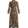 SONIA RYKIEL  Leopard-print silk maxi dr - sukienki - 