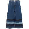 SONIA RYKIEL Striped cropped mid-rise wi - Capri hlače - $600.00  ~ 3.811,54kn