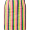  STAUD Panda striped stretch-cotton popl Skirts - Faldas - 