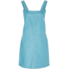 STAUD blue leather dress - ワンピース・ドレス - 