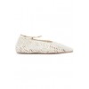 STELLA MCCARTNEY Embellished woven cotto - scarpe di baletto - 
