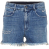 STELLA MCCARTNEY Embroidered denim short - pantaloncini - 