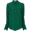 STELLA MCCARTNEY ruched-sleeve shirt - 长袖衫/女式衬衫 - $445.00  ~ ¥2,981.65