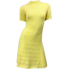 ST.JOHN 1960s yellow dress - Obleke - 