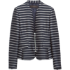 STRIPED BLAZER WITH ZIPS - アウター - 