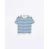 STRIPED TOP WITH ZIP - 半袖シャツ・ブラウス - 