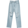STYLENANDA Cutout Knee Distressed Jeans - ジーンズ - 