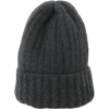 STYLENANDA Fuzzy Ribbed Knit Beanie - Hat - 