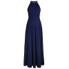 STYLEWORD Women's Off Shoulder Elegant Maxi Long Dress - Dresses - $35.99  ~ £27.35