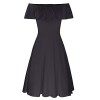 STYLEWORD Women's Summer Off Shoulder Casual Party Dress - sukienki - $35.99  ~ 30.91€