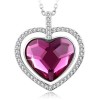 SUE'S SECRET Swarovski Element Necklace Love You Forever Blessed Heart Necklace with Swarovski Crystals, 18 - Ogrlice - $44.99  ~ 285,80kn