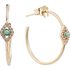 SYDNEY EVAN turquoise & diamond earrings - Naušnice - 