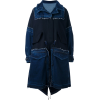 Sacai oversized frayed denim parka - Jacket - coats - 