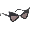 Saint Laurent jerry bat embellished  - Темные очки - 