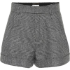 Saint Laurent Checked wool shorts - Calções - 